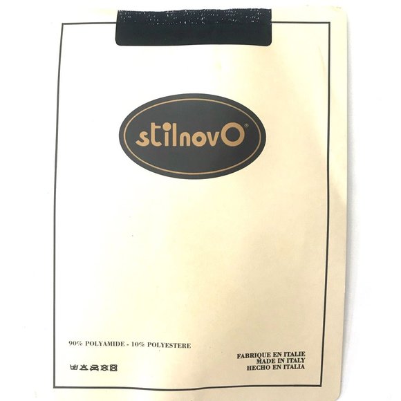 New made in Italy sexy silver Sparkly Lurex tights - Picture 3 of 3